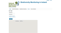 Desktop Screenshot of monitoring.biodiversityireland.ie