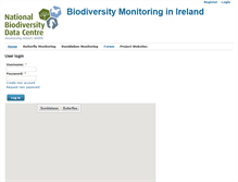 Tablet Screenshot of monitoring.biodiversityireland.ie